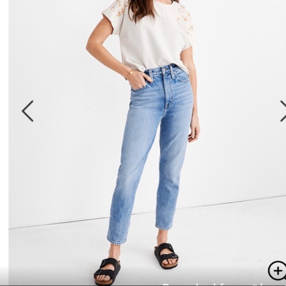 Madewell petite mom jeans